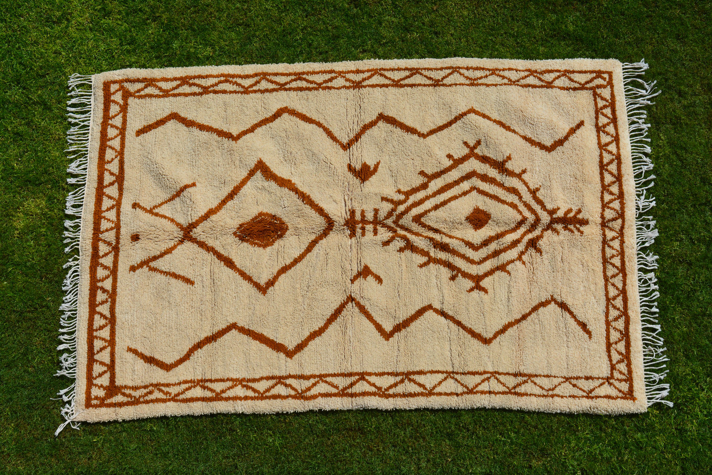 Alfombra Beni Ourain Diamonds - 283 x 250 cm