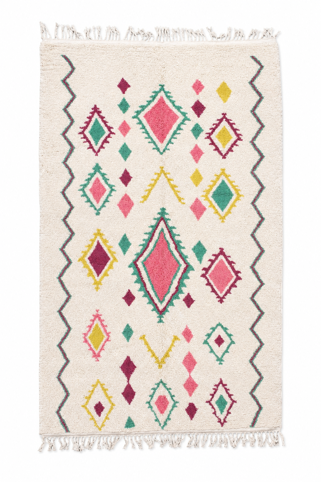 Alfombra Beni Ourain Diamonds - 283 x 250 cm
