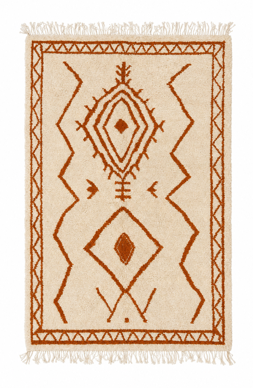 Alfombra Beni Ourain Diamonds - 283 x 250 cm