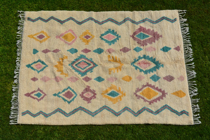 Alfombra Beni Ourain Diamonds - 283 x 250 cm