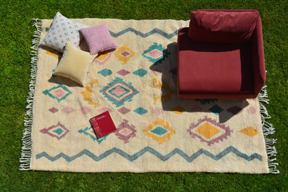 Alfombra Beni Ourain Diamonds - 283 x 250 cm