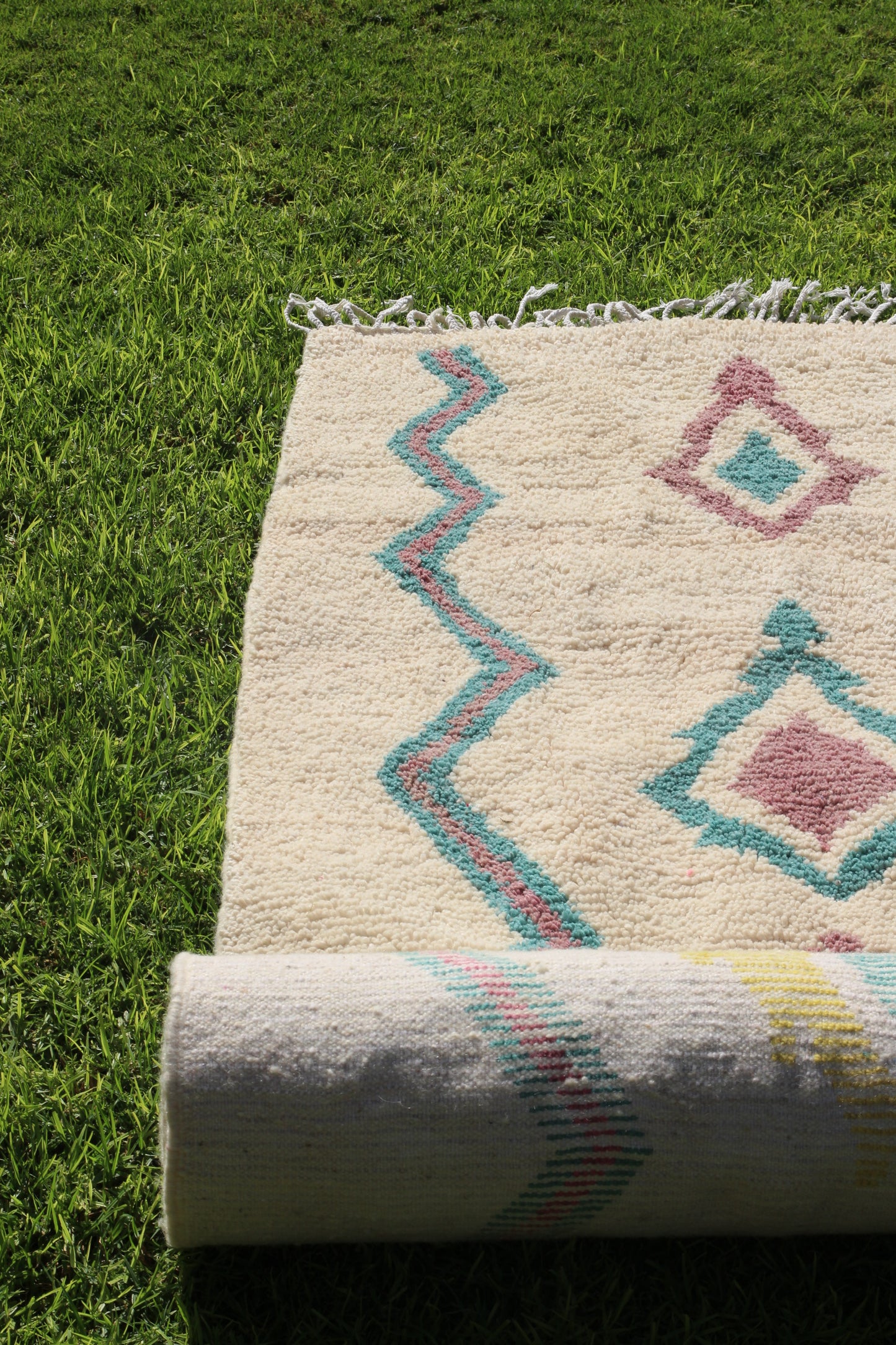 Alfombra Beni Ourain Diamonds - 283 x 250 cm