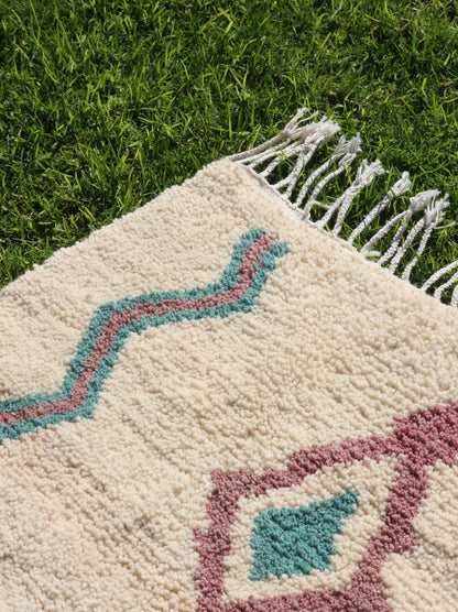 Alfombra Beni Ourain Diamonds - 283 x 250 cm