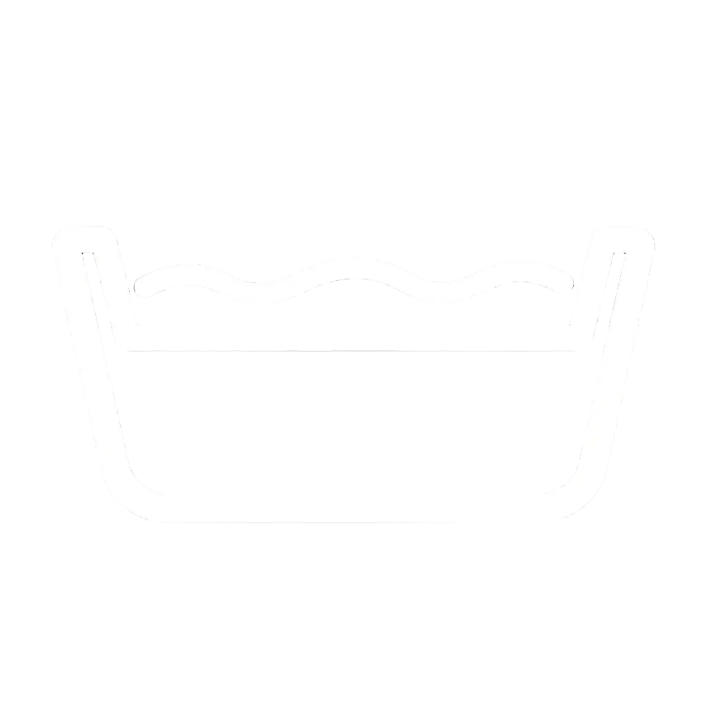 A flat icon showing a hand washing or dipping a cloth into water, rendered in a single warm brown color on a light gray background.